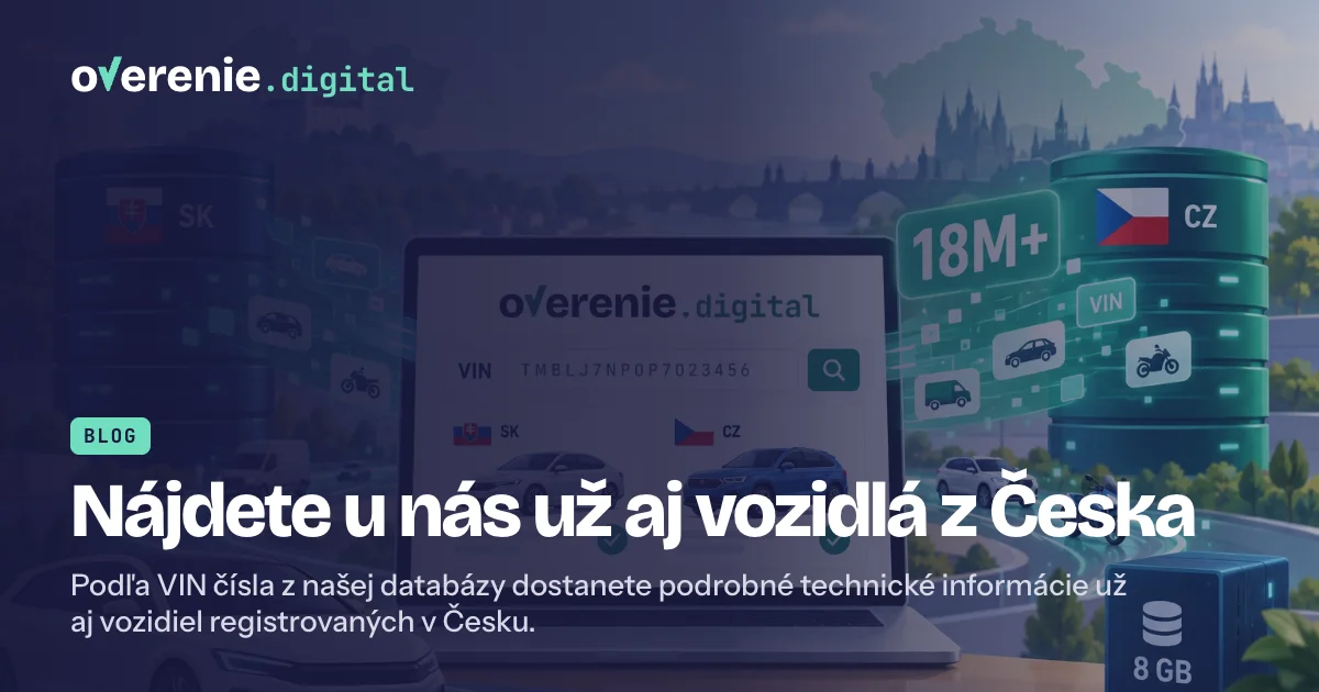 Ilustračný titulný obrázok k predstaveniu vyhľadávania v českej databáze